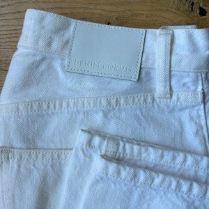 Denim Forum White Jeans Size 26
